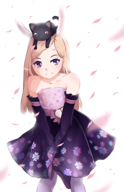 oliviloi:  Second commission for Xrd   hhhh the flower petals