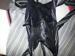 mydischargepics:  Wet and sticky dirty panties more pics on my