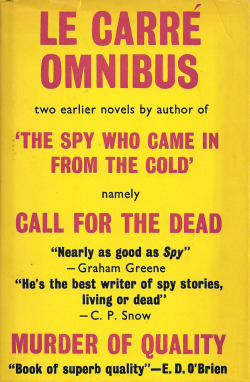 Le Carré Omnibus, by John  le Carré (Gollanza, 1969).From