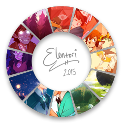 elentori-art:    Color Wheel challenge!  I learned I like warm