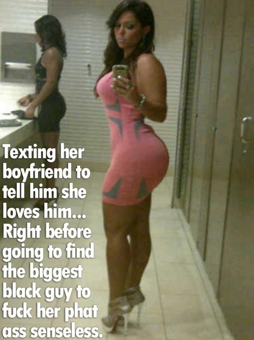 Texting her boyfriend right before she’s about to cheat…