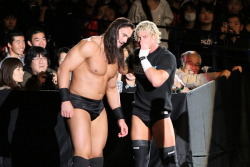 rwfan11:  Reblog what you think Dolph is whispering to Drew!