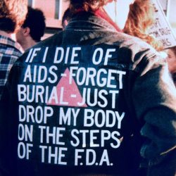 c86: David Wojnarowicz at ACT UP’s FDA Action protest, 11 October