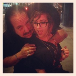 And then I met Ron Jeremy for the first time. 