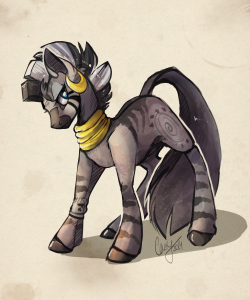 casynuf:  I actually never drew Zecora before, and i have to