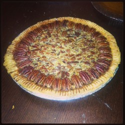 Chocolate bourbon pecan pie. Nailed it. #improudofmyself