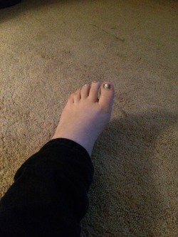 Happy new year here’s a picture of my foot just for you.