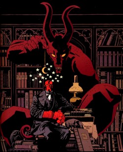 scuolainternazionaledicomics:  Mike Mignola’s Hellboy.