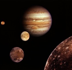 astronomyblog:    Galilean moons   The Galilean moons are the