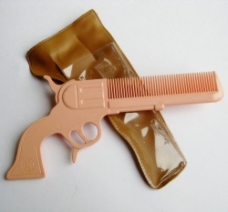 thechocolatebrigade:  Vintage 40s Rodeo Queen Gun Shaped Novelty