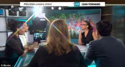 msnbc and their racist panel of liberal talk show panelists.