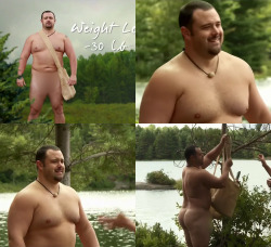 manbutts:Greg Wells from the latest episode of Naked And Afraid.