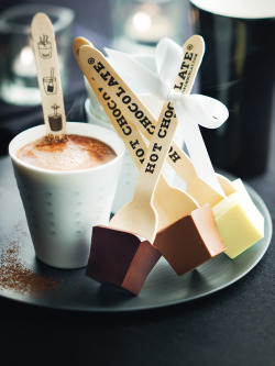 thecakebar:  Hot Chocolate On a Stick  In Miami we’ve been