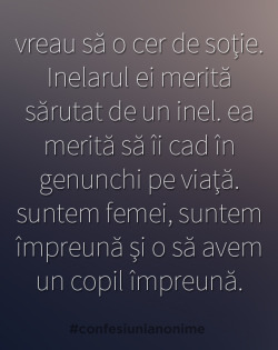 confesiunianonime:  FELICITĂRI! AVEŢI TOATĂ SUSŢINEREA NOASTRĂ!