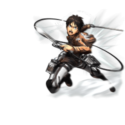 Official character portraits from the Shingeki no Kyojin Playstation