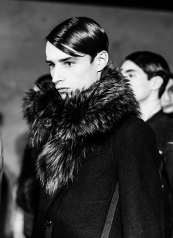 fashionloveskarl:  Adrien Sahores at Dries Van Noten Backstage