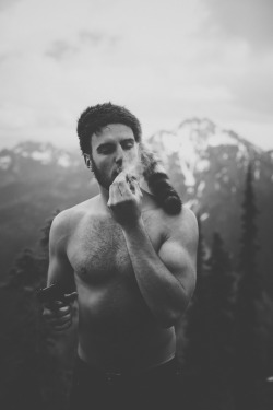man-and-camera:  Me deep in the woods, being a mountain man and