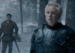 gwendoline:  “I will shield your back, and keep your council, and give my life for yours if need be. I swear it by the Old Gods and the New.” 