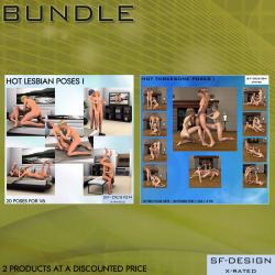  	Hot Threesome Sex Poses & Hot Lesbian Poses Bundle 	This