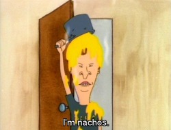 checkitoutbeavis: butthead’s halloween costume is pretty cool