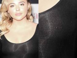 starprivate:  Chloe Moretz does nipple piercing  Chloe Moretz