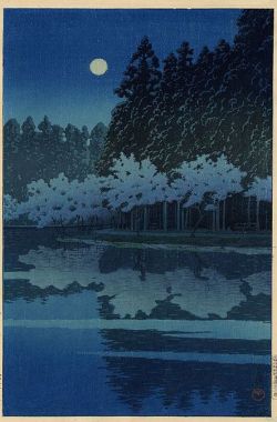 nobrashfestivity: Hasui Kawase,   Spring Evening at Inokashira