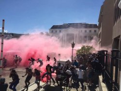black-culture:  The protests started at the University of the