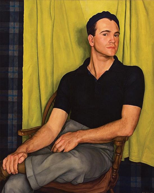 antonio-m:  ‘Portrait of Bob’, 1936 by Luigi Lucioni (1900–1988).