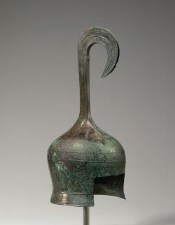 archaicwonder:  Greek Bronze Cretan Type Helmet Circa 650-620