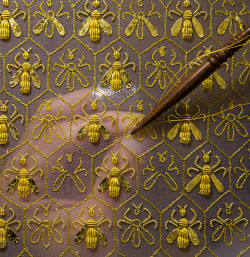 guerlain:  Constellation of 69 bees, the symbol of the Empire