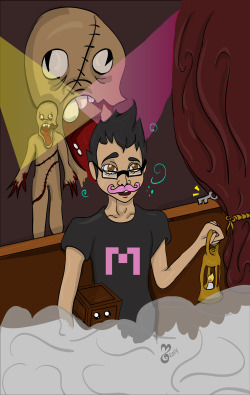 brittanygibbs:  Markiplier Made for Markiplier fan art. In Adobe Illustrator. with a Bamboo wacom pen and tablet. http://www.snowwolf93.deviantart.com