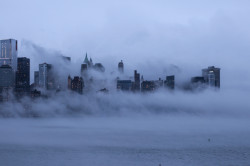  Manhattan, New York City. January 2014. Looking like Gotham.