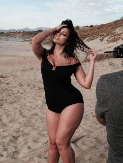 curveappeal:  Ashley Graham for Elle Quebec, Behind the Scenes