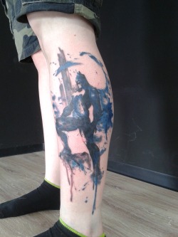 fuckyeahtattoos:  I love Batman and I love watercolor tattoos