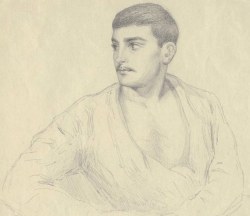 blastedheath:  Pierre Loti (French, 1850-1923), Étude d’un