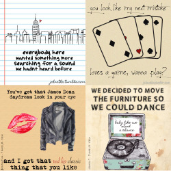 the-newr0mantics:  lyrics from every song on 1989 in order (x)