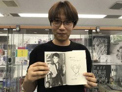 Hanamura Yaso, the author of the anime production manga, ANIMETA! (Animator!),
