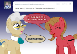 askpun:  Let’s give a big thank you to Mayor Mare from From