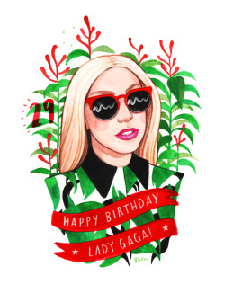 dollychops:  Happy 29th Birthday, Lady Gaga! ♡