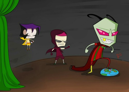 I found an invader zim crossover