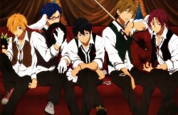 rinccentric:  and here we have the free! boys looking mighty