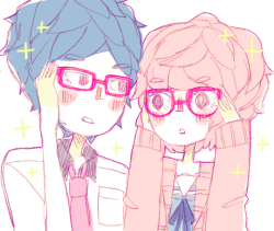 baumkuchen-hime:  red glasses unite 