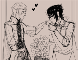 neviesketches:  i’m workin on promptis week stuff i promiseeeee