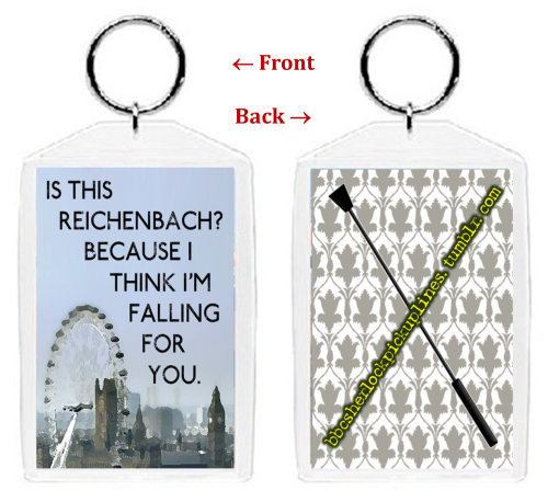 Okay, folks. Letâ€™s talk about the keychains some more.Above I put a badly Photoshopped idea of what they should look like, as well as a few random examples with different pick-up lines. (Sorry the London scene is all wibbly– I put a paintbrush