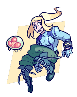droolingdemon:I like to imagine when Samus is just chilling in