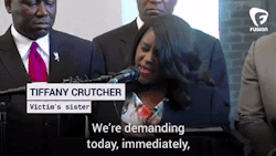 blackmattersus: Sister of Terence Crutcher, who has become another