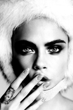 senyahearts:  Cara Delevingne for Allure Magazine, October 2014