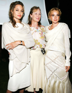 meryl-streep:Angelina Jolie, Meryl Streep and Lindsay Lohan attend