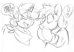 BRONYCON POST 2 Some other sketches! One from Choco (I got really