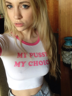 fractalacidfairy:  prettybitchassfucked:Her pussy, her choice?